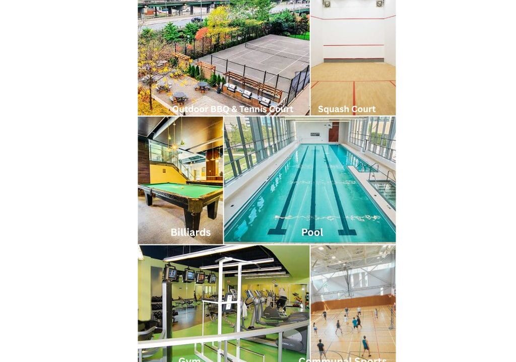Outdoor BBQ & Tennis Court Squash Court