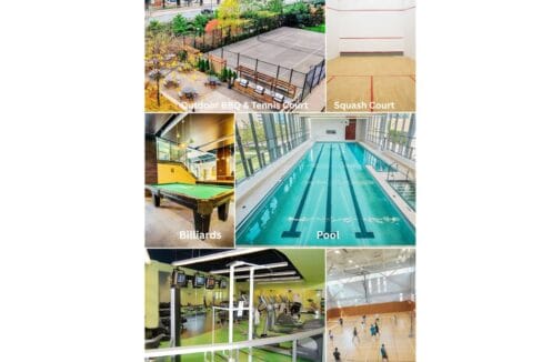 Outdoor BBQ & Tennis Court Squash Court