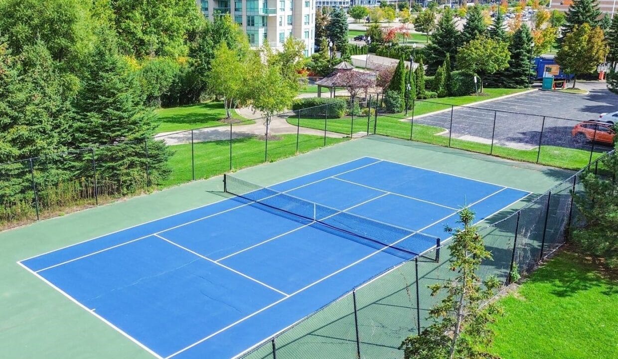 Tennis Court with condo 2