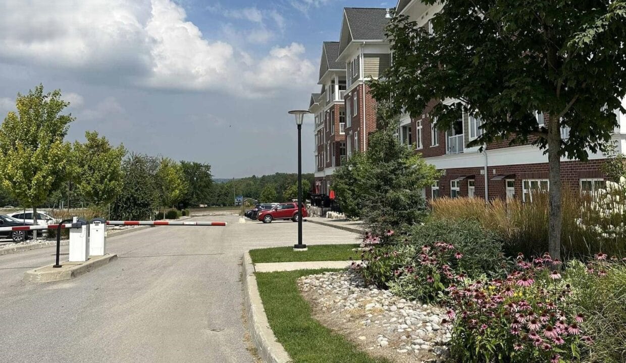 back of the building parking new