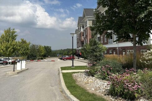 back of the building parking new